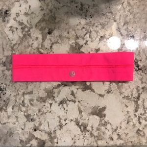 pink Lululemon headband